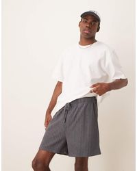 ASOS - Oversized Towelling Texture Short - Lyst