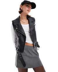 ONLY - – weste aus kunstleder - Lyst