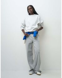 ASOS - Asos Design Tall Wide Leg Brushback Sweatpants - Lyst