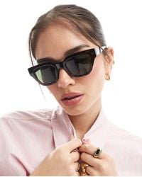 A.Kjærbede - Gafas De Sol Medio Efecto Carey Cuadradas Kaws De - Lyst