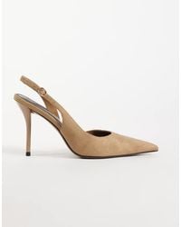 ASOS - Polo Slingback Stiletto High Heel Shoes - Lyst
