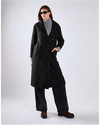 Glamorous - Lapel Collar Midi Coat - Lyst