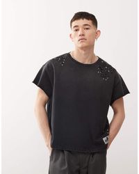 Cheap Monday - X Landon Barker Boxy Fit T-shirt With Swarovski Embellishmnent - Lyst