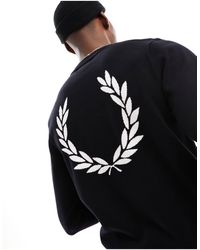 Fred Perry - Laurel Wreath Graphic Jumper - Lyst