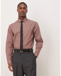 ASOS - Formal Easy Iron Poplin Regular Shirt - Lyst