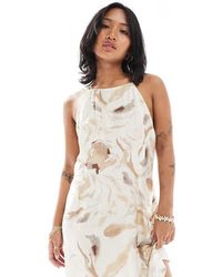 Vero Moda - High Neck Cami Strap Mini Dress - Lyst