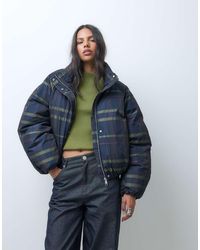 ASOS - Short Funnel Neck Padded Jacket - Lyst