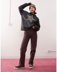 Reclaimed (vintage) - High Rise Straight Leg Jeans - Lyst