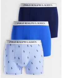Polo Ralph Lauren - 3 Pack Printed Trunks - Lyst