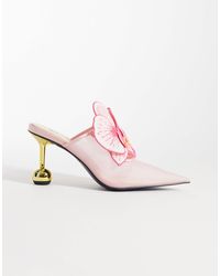 JW PEI - Sofia - mules à talon sphérique avec détail orchidée - Lyst
