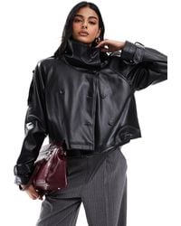 ASOS - – kurzer trenchcoat - Lyst