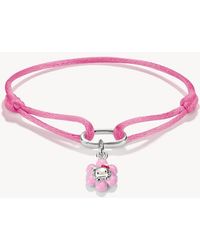 Thomas Sabo - Hello Kitty Textile Bracelet Mit Charm – Connect - Lyst