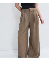 Stradivarius - Tall Adjustable Wide-leg Trousers - Lyst