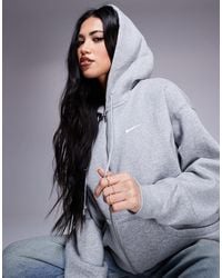 Nike - Phoenix Fleece Oversized Full Zip Hoodie - Lyst
