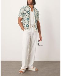 SELECTED - Brody Loose Fit Linen Trouser - Lyst