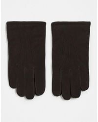 ASOS - Premium Suede Leather Gloves - Lyst