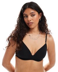 Lindex - Iris - soutien-gorge en coton et dentelle - Lyst