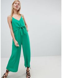 New Look Animal Bow Front Jumpsuit Donna