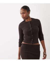 The Frolic - Exclusive Cable Knit Mini Skirt Set - Lyst