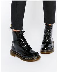 Dr. Martens Ботинки 1460 На Шнуровке - Черный