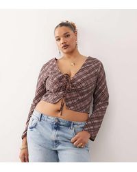 Noisy May - High Waisted Denim Shorts - Lyst