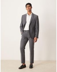 ASOS - Washable Slim Suit Trousers With Lightweight Worsted Wool - Lyst