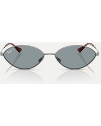 Ray-Ban - Kai Oval Polarised Sunglasses With Lens - Lyst