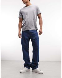 HUGO - baggy Fit Denim Jeans - Lyst