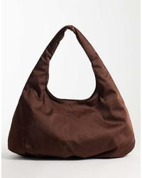 ASOS - Satin Oversized Tote Bag - Lyst
