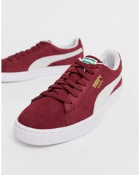 Zapatillas clásicas ante gris y blanco PUMA de Ante de color Gris para  hombre - Lyst