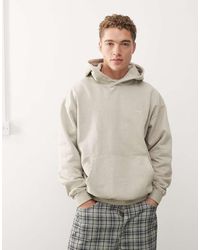 Obey - Sudadera Con Capucha, Acabado Pigmentado Y Logo En Minúscula De - Neutro - Lyst
