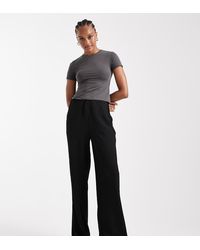 Vero Moda - Broek Van Jersey Met Textuur En Elastische Taille - Lyst