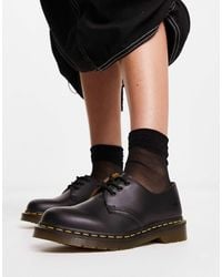 Dr. Martens - 1461 3-eye Gibson Flat Shoes - Lyst
