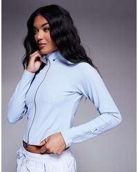 Nike - Gym Life Swoosh Full Zip Long Sleeved Top - Lyst