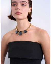 TOPSHOP - – milo – statement-halskette - Lyst