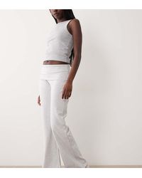 The Frolic - Exclusive Fold Over Detail Flare Trouser Co-Ord - Lyst