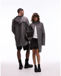 Rains - 12020 Unisex Waterproof Long Hooded Jacket - Lyst