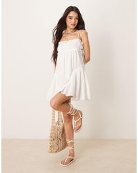 ASOS - – kurzes babydoll-kleid - Lyst