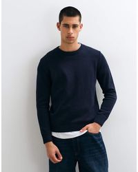 Mango - Teen Knitted Crew Neck Sweater - Lyst