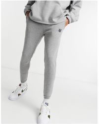 pantalon siksilk hombre gris