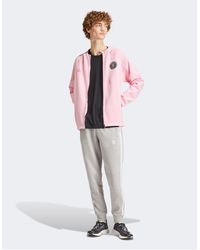 adidas Originals - Chaqueta rosa con diseño del inter miami cf designed for gameday anthem - Lyst