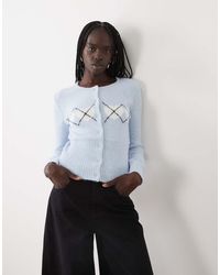 Cotton On - Fluffy Fitted Knit Cardigan - Lyst