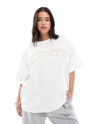 4th & Reckless - – oversize-t-shirt aus baumwolle - Lyst