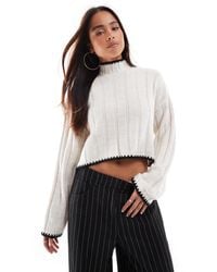 ONLY - – kurz geschnittener strickpullover - Lyst