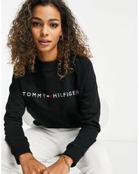 Tommy Hilfiger Черный Трикотажный Топ Для Дома Из Органического Хлопка -черный Цвет