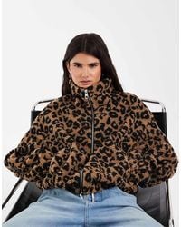 ONLY - Borg Fleece Jacket - Lyst