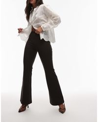& Other Stories - Structured Heavyweight Jersey Pull-On Trousers With Flare Leg - Lyst