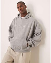 ASOS - Extreem Oversized Hoodie Met Print Op De Rug - Lyst