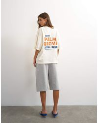 TOPSHOP - Graphic 'palm Grove' Oversized T-shirt - Lyst