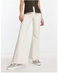 Noisy May - Nat Wide Leg Jeans With Pocket Detail - Lyst
